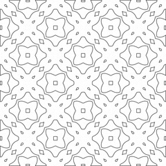 Abstract shapes.Patterns from lines.White wallpaper. Vector graphics for design, textile, decoration, cover, wallpaper, web background, wrapping paper, fabric, packaging. Repeating pattern.