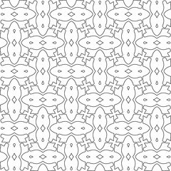 Abstract shapes.Patterns from lines.White wallpaper. Vector graphics for design, textile, decoration, cover, wallpaper, web background, wrapping paper, fabric, packaging. Repeating pattern.