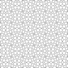 Abstract shapes.Patterns from lines.White wallpaper. Vector graphics for design, textile, decoration, cover, wallpaper, web background, wrapping paper, fabric, packaging. Repeating pattern.