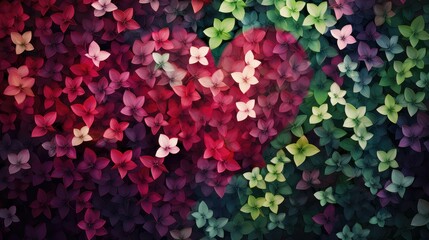 Obraz premium love design heart background illustration romantic valentine, wallpaper digital, texture color love design heart background