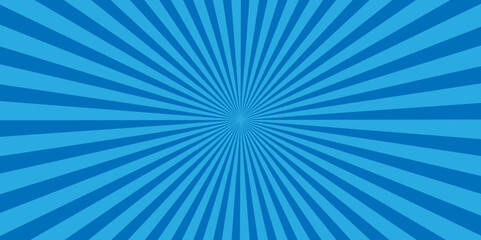 blue sunburst background