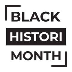 Fototapeta premium African American History or Black History Month. Celebrated annually in February, vector illustration design graphic Black history month