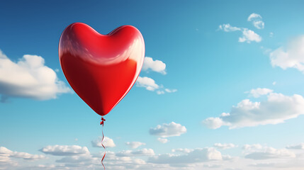 Fototapeta premium Romantic heart-shaped Valentine's Day background, symbolizing Valentine's Day, wedding, love