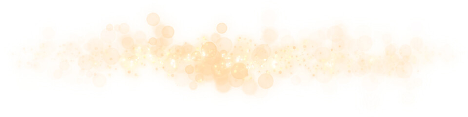 bokeh particle effect with shining gold Floating Dust