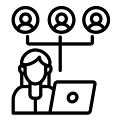 Supportive Network Icon