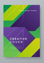 Colorful colourful modern vector abstract creative design shapes covers. Colorful gradient geometric design for poster, banner, brochure, leaflet, cover, magazine, or flyer.