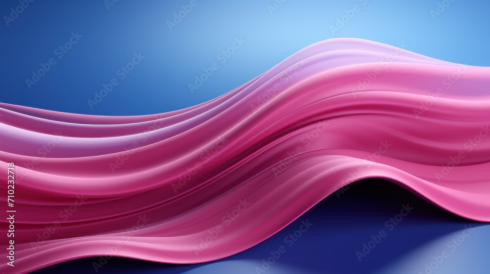 Wall mural 3d rendering abstract fluid background, gradient color,
