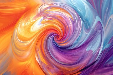 A vibrant abstract digital artwork with swirling colors and patterns Perfect for creative backgrounds or graphic designs