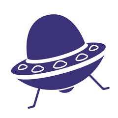 Ufo spaceship icon Vector