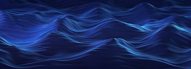 Abstract wavy lines background template - obrazy, fototapety, plakaty
