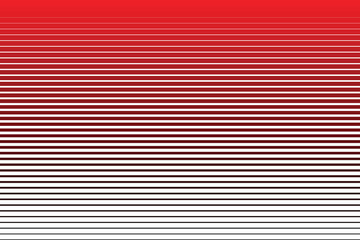Horizontal speed line halftone gradient line pattern background.