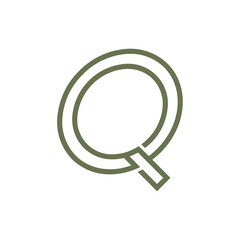 Monogram Q design vector logo. Monogram initial letter mark Q logo design. Monogram design vector logo. Monogram initial letter mark Q logo design. Simple Q monogram. Monogram Q design logo
