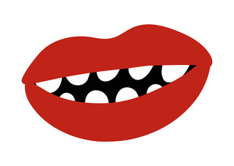 illustration of a mouth