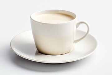 Fototapeta premium Milk infused tea on blank surface