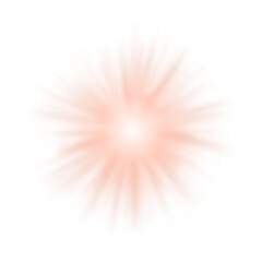 Sun rays light overlays flare glow isolated on transparent backgrounds for design