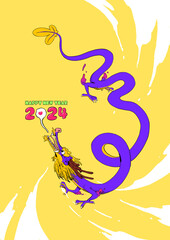 Chinese Dragon, Dragon, Chinese new Year 2024, Lunar new year 2024