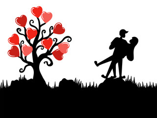 Love Couple Background Valentines Day
