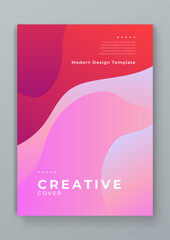 Colorful colourful vector minimalist geometric shapes creative design cover template. Minimal brochure layout and modern geometric report business flyers poster template.