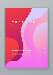 Colorful colourful vector abstract geometric business creative design cover. Minimal brochure layout and modern geometric report business flyers poster template.