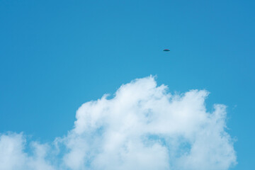 blue sky with clouds