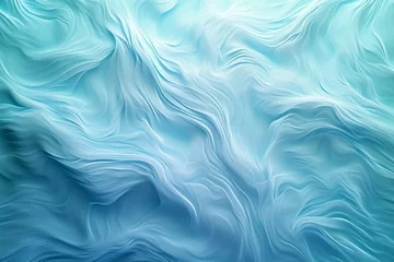 Zelfklevend Fotobehang 水色の流れる抽象的な背景, Generative AI © Design Dynasty