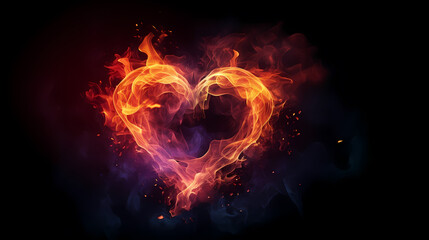 Fototapeta premium Valentine's Day, love and romance background, background with heart shapes