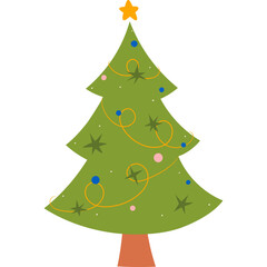 Christmas Tree Illustration