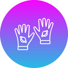 Space Gloves Icon