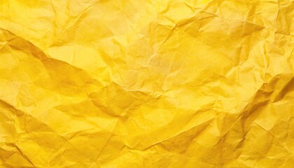 The yellow crumpled paper background.