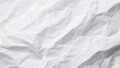 Obraz premium The white crumpled paper background.