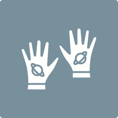 Space Gloves Icon
