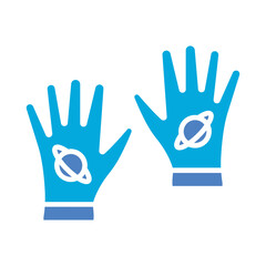 Space Gloves Icon