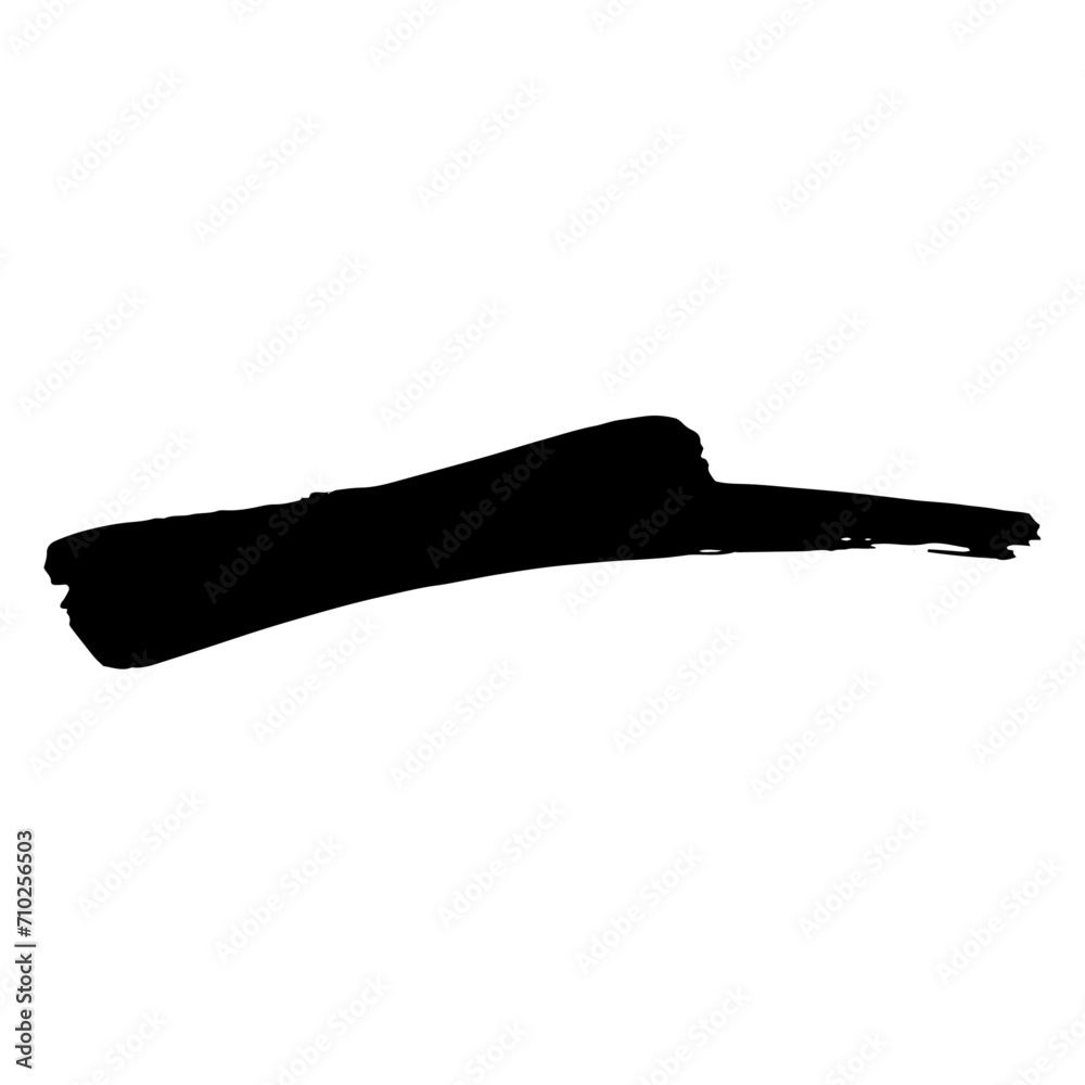 Poster Black brush strokes. Vector paintbrush. Grunge design elements. Rectangle text boxes. Dirty distress texture banners. Ink splatters. Grungy painted objects.. line brush grunge underline shapes