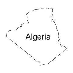 Algeria country map