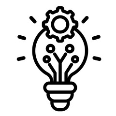 Fototapeta premium Technology Icon