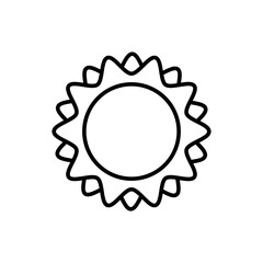 Picture frame outline icons, minimalist vector illustration ,simple transparent graphic element .Isolated on white background