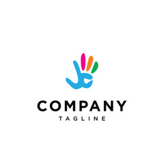 Obraz premium Letter J C hand logo icon vector template.eps