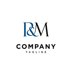 Letter R & M logo icon vector template.eps