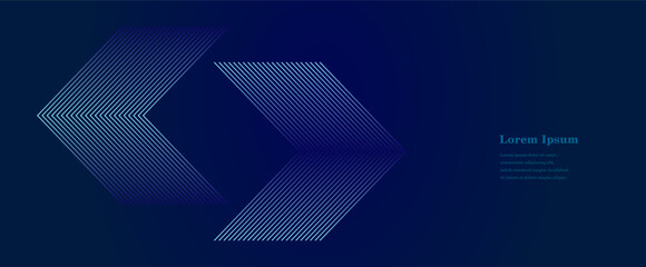 Fototapeta premium 幾何学 抽象 ストライプ ライン 矢印 背景