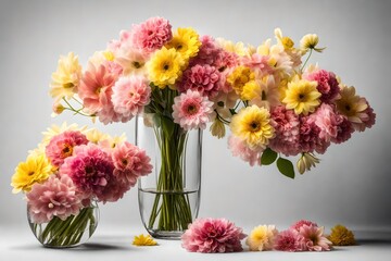 Obraz na płótnie Canvas bouquet of flowers in vase