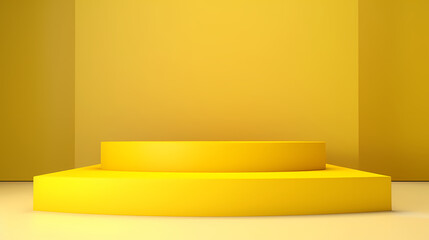 Modern round product advertising podium, booth, stage, product background, promotional event background