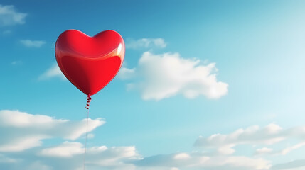 Fototapeta premium Vibrant Valentine's Day background, hearts background