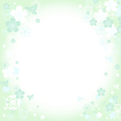 桜の飾りフレーム