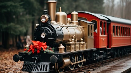 Obraz premium Magical fantasy train to reach destination