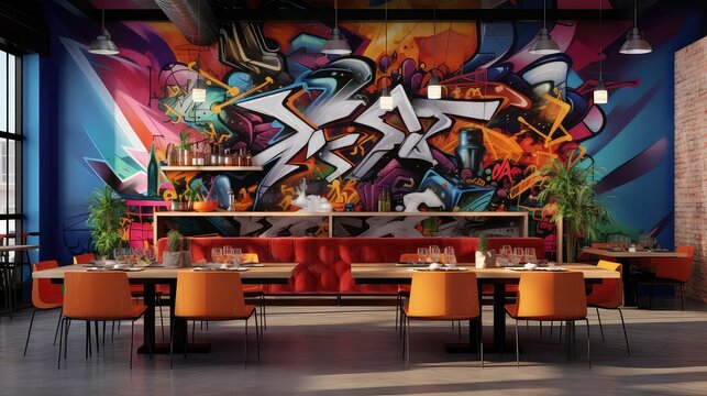 cuisine display restaurant background illustration menu chef, hospitality decor, service gourmet cuisine display restaurant background