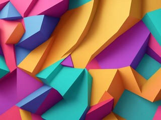 Fototapeta premium 2d graphic wallpaper with colorful grainy gradients. Generated AI