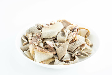 A plate of beef offal