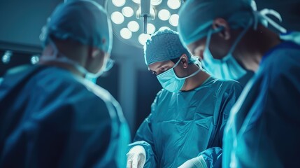 The operating room is buzzing with energy as the surgeons tackle a challenging case