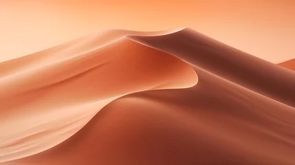 Schilderijen op glas Abstract dynamic waves of sand in a desert landscape , abstract dynamic waves, sand, desert landscape © Babu