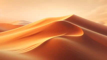 Türaufkleber Abstract dynamic waves of sand in a desert landscape , abstract dynamic waves, sand, desert landscape © Babu